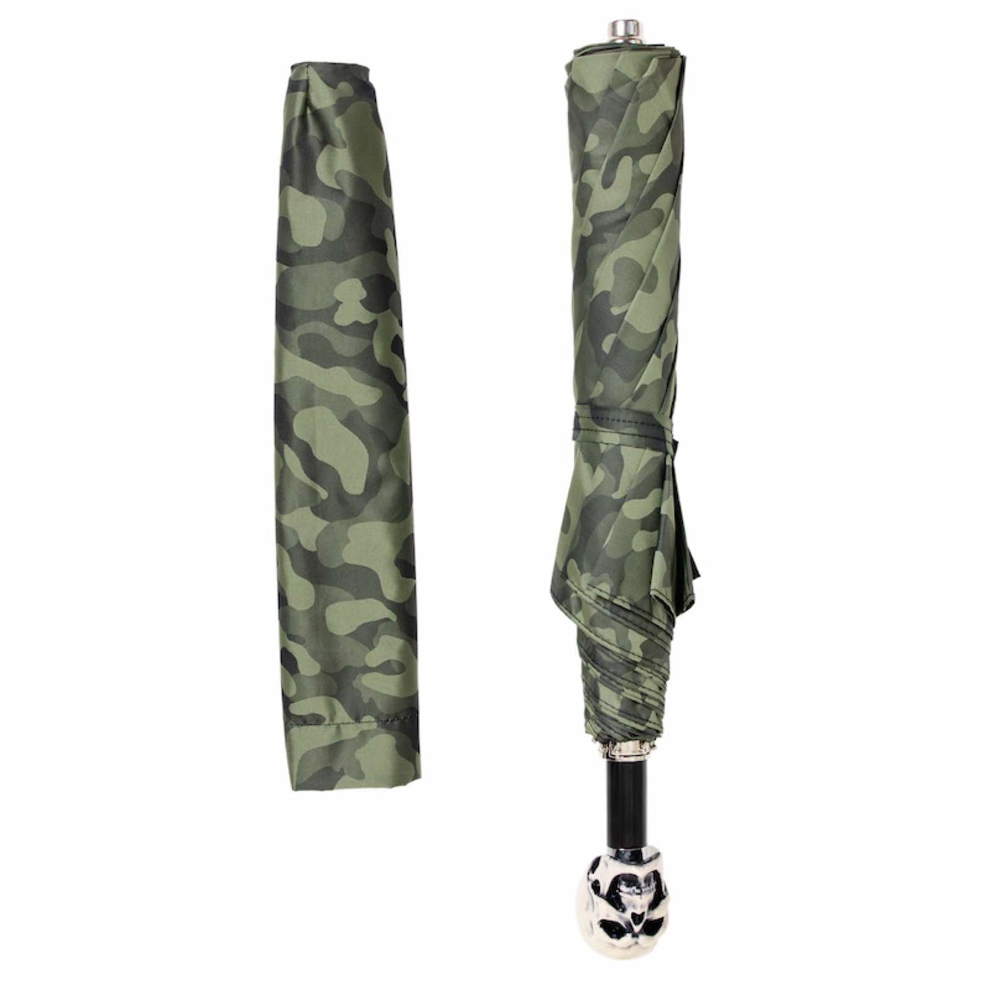 PASOTTI Camouflage Skull Handle Folding Umbrella