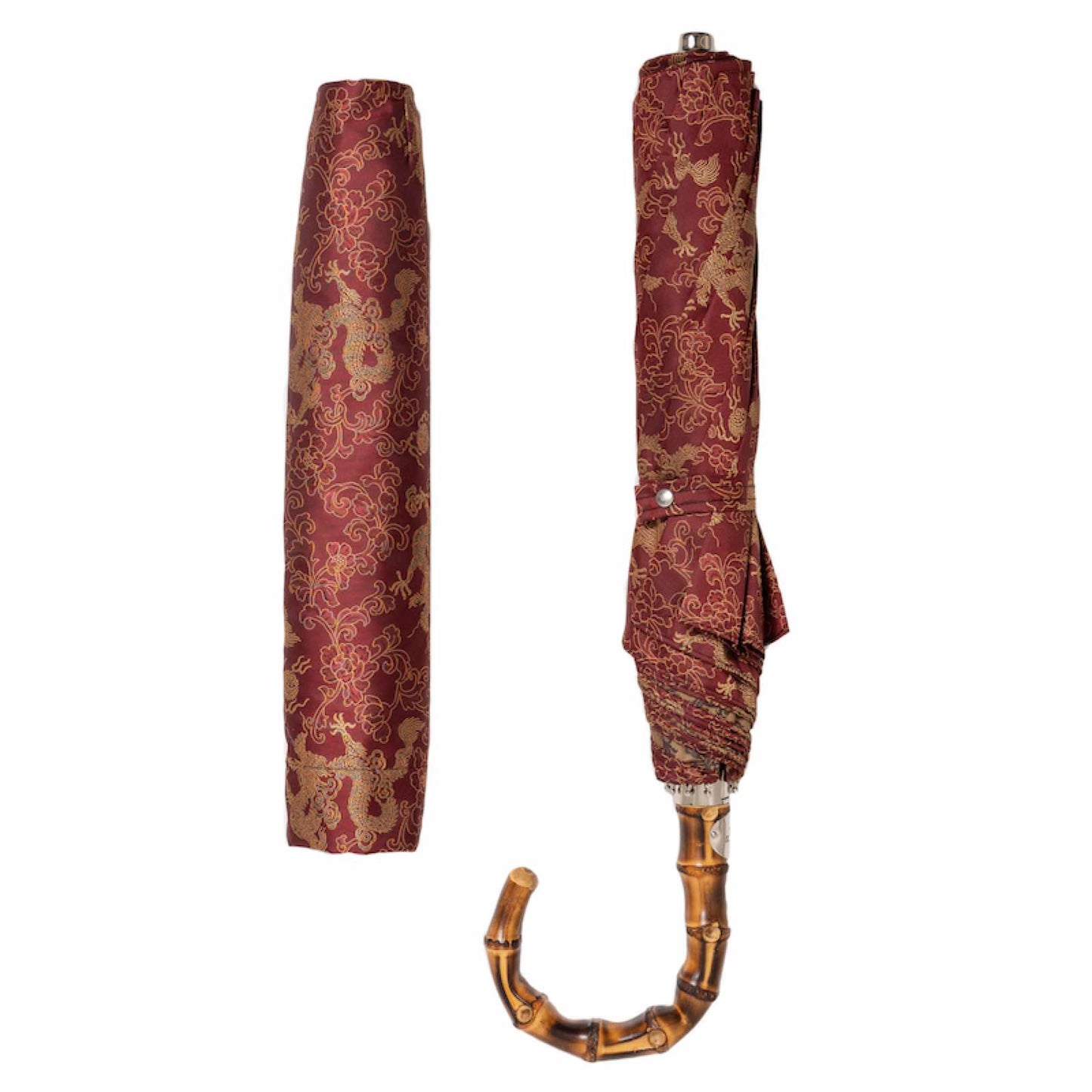 PASOTTI Folding Umbrella Draghi Rosso