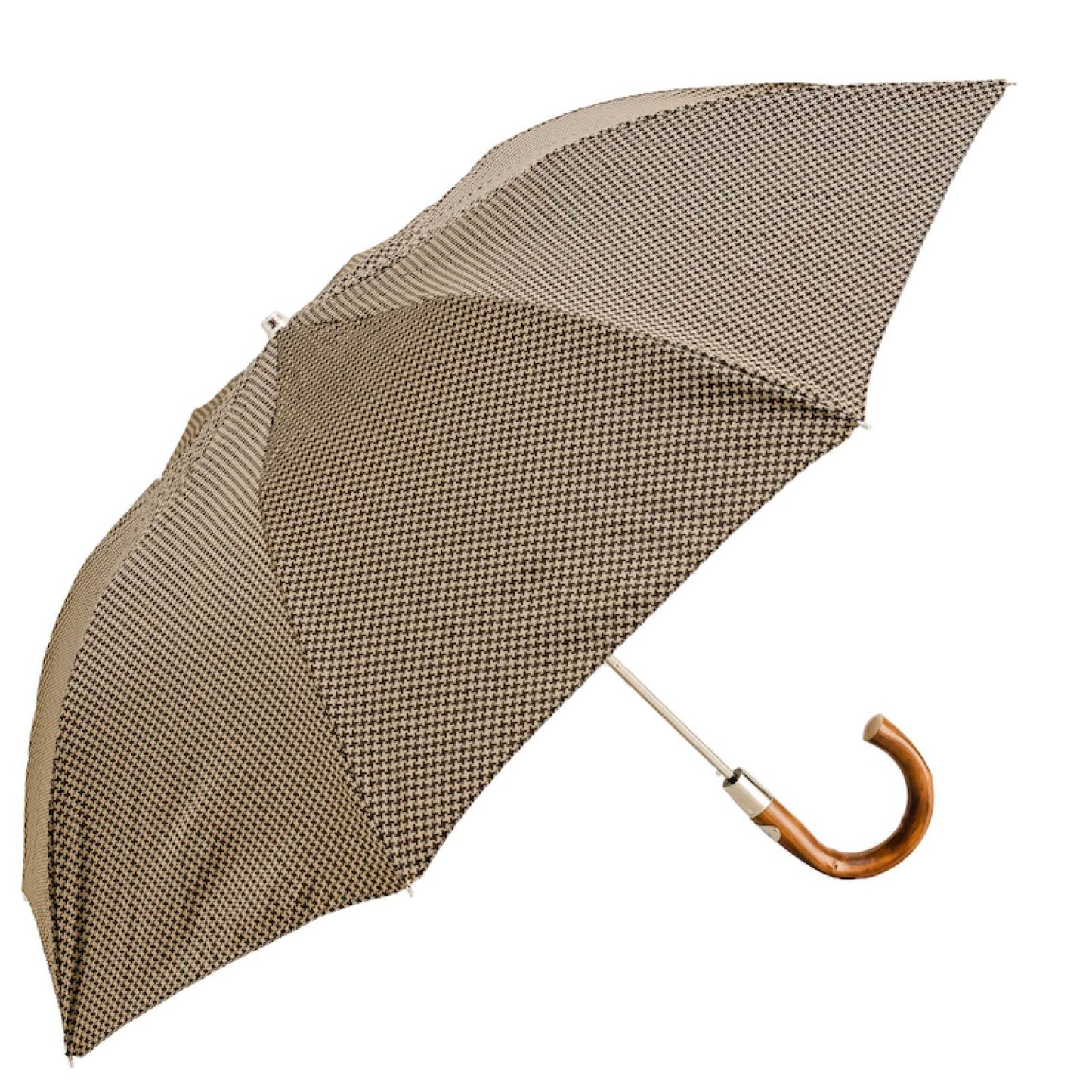 PASOTTI Pied de Poule Mens Folding Umbrella