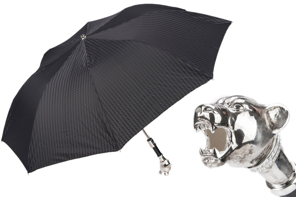 PASOTTI Vintage Panther Folding Umbrella