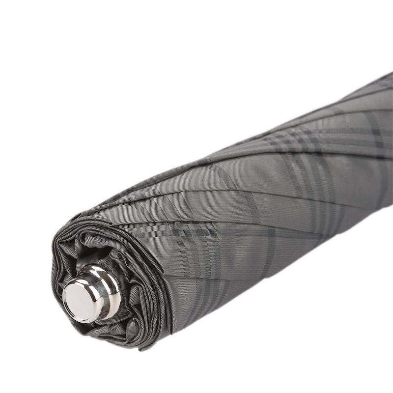 PASOTTI Silver Owl Folding Umbrella