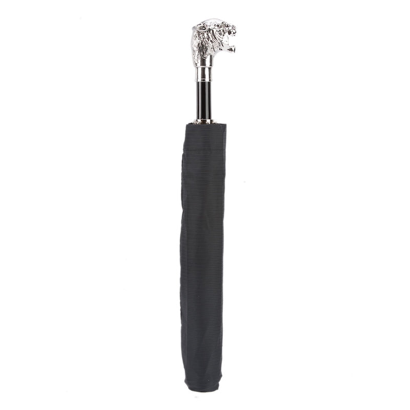 PASOTTI Silver Tiger Folding Umbrella