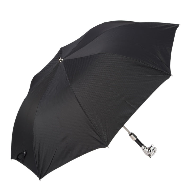 PASOTTI Silver Tiger Folding Umbrella