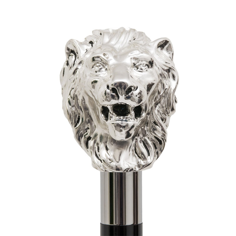 PASOTTI Silver Lion Folding Umbrella