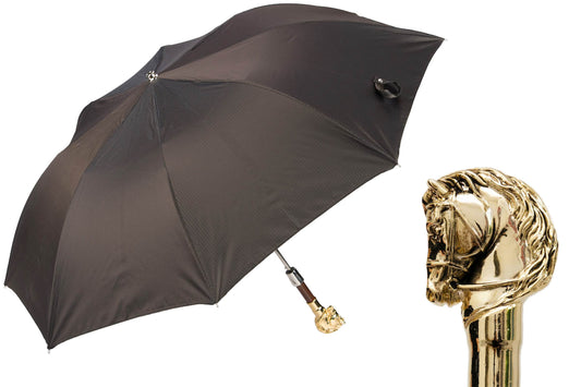 PASOTTI Golden Horse Folding Umbrella