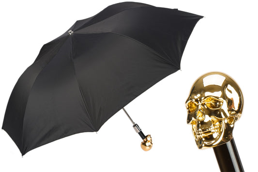 PASOTTI Gold Skull Umbrella