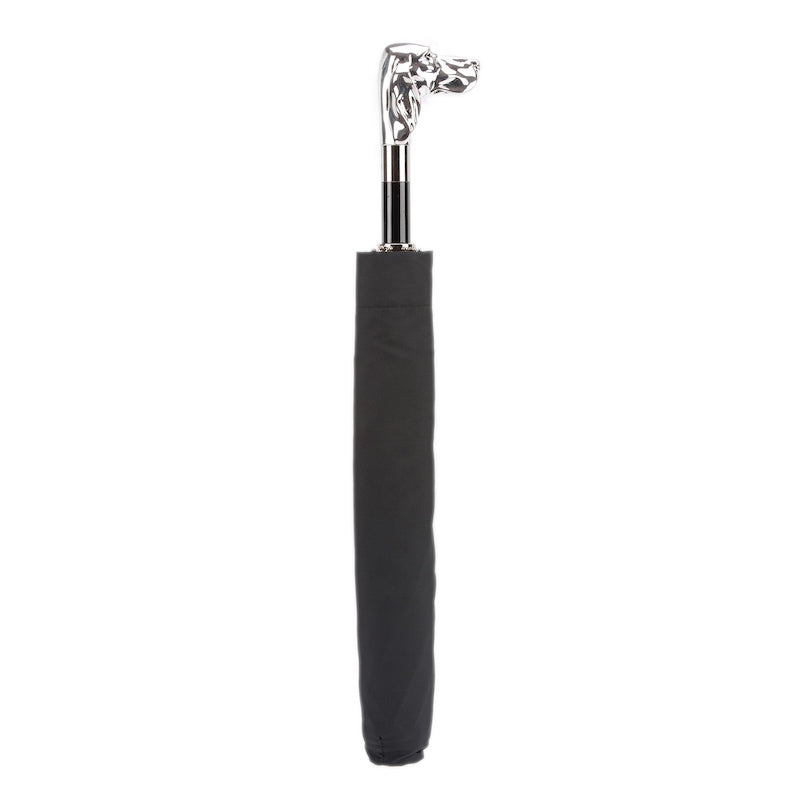 PASOTTI Silver Dog Folding Umbrella