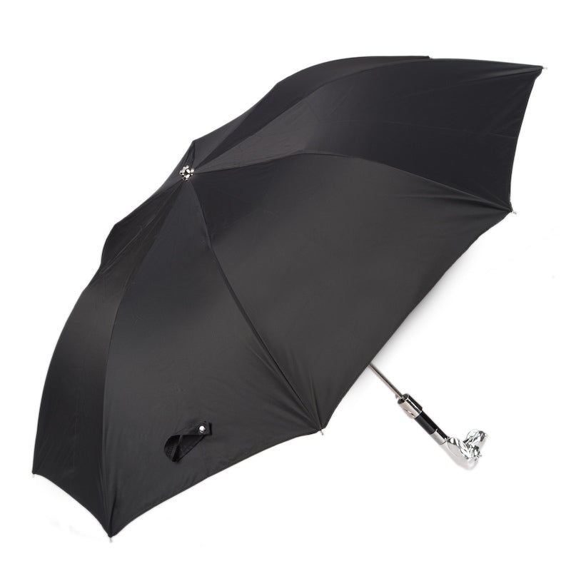 PASOTTI Silver Dog Folding Umbrella