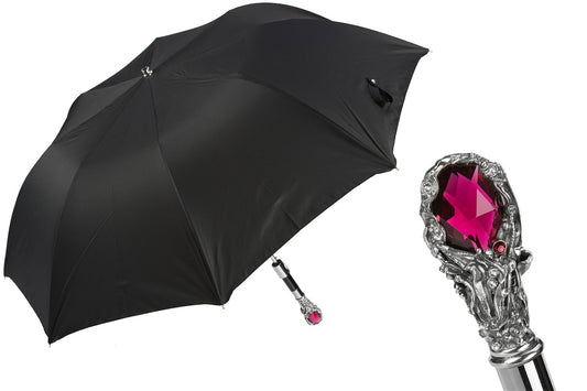 PASOTTI Ruby Luxury Umbrella, Red Gem Handle