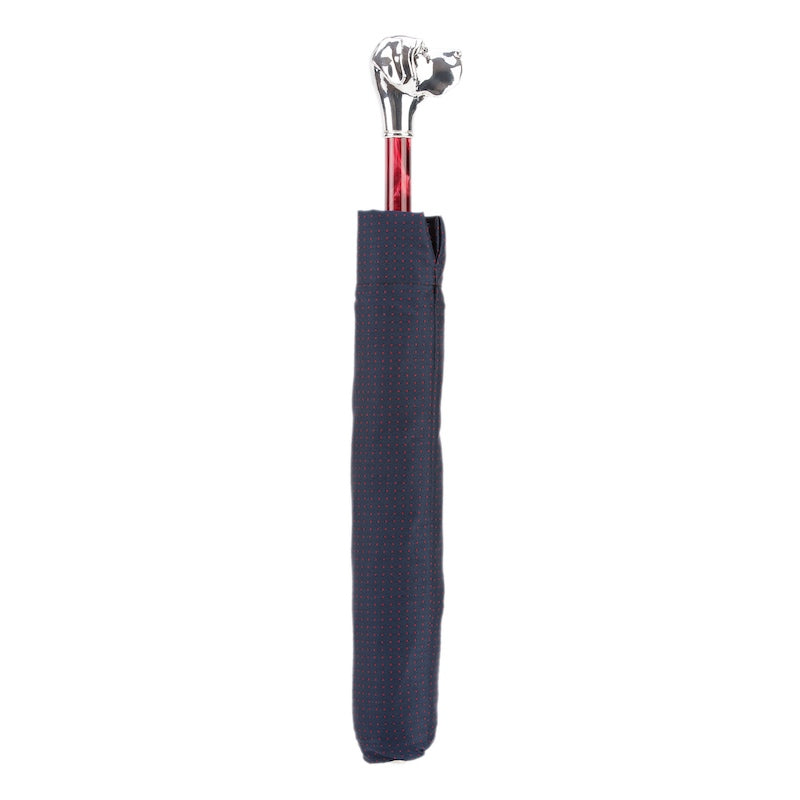 PASOTTI Polka Dot Labrador Folding Umbrella