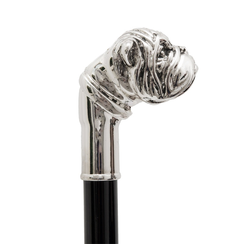 PASOTTI Silver Bulldog Cane