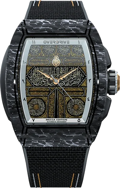 Overdrive Mecca Edition – Silver Black | Limited Edition Luxury Automatic Watch - إصدار محدود , لمتد ادشن