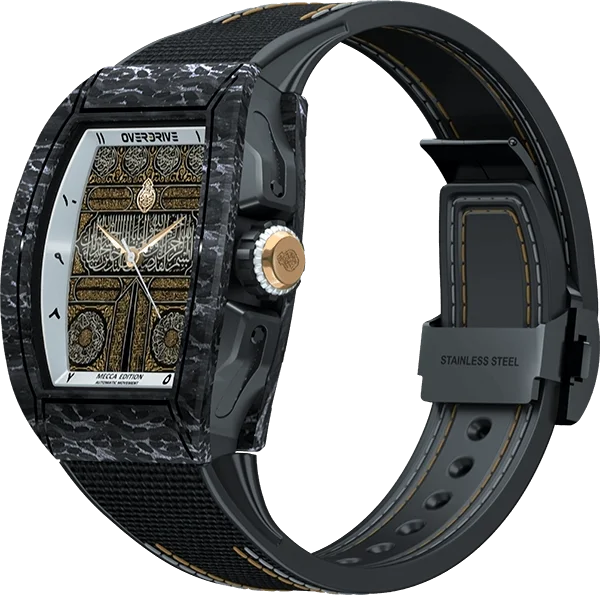 Overdrive Mecca Edition – Silver Black | Limited Edition Luxury Automatic Watch - إصدار محدود , لمتد ادشن