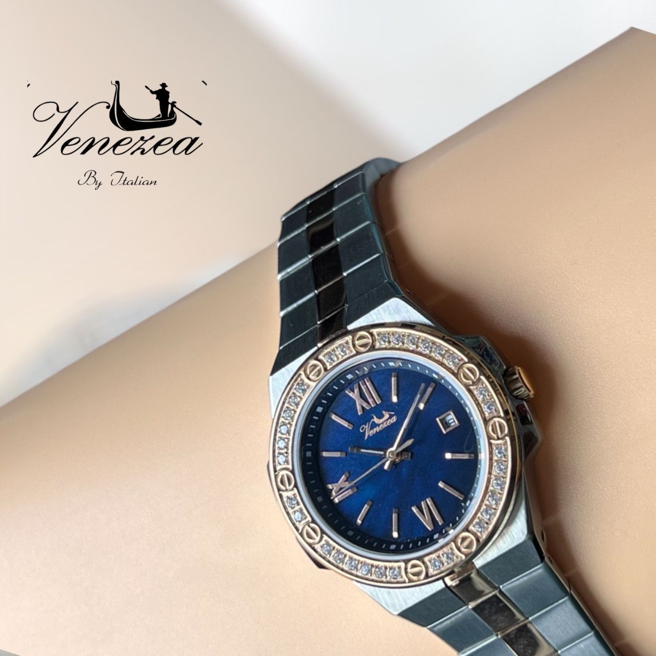 Venezea Blue Dial Ladies Watch