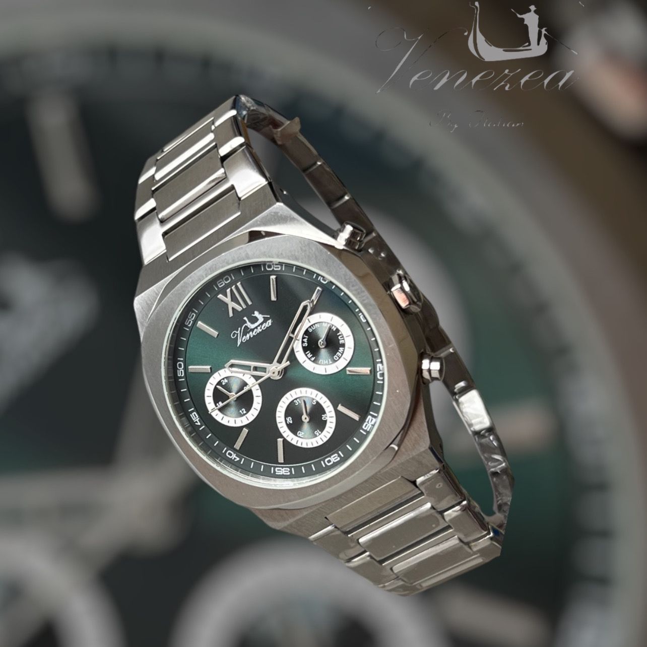 Venezea Green Dial Gents Watch
