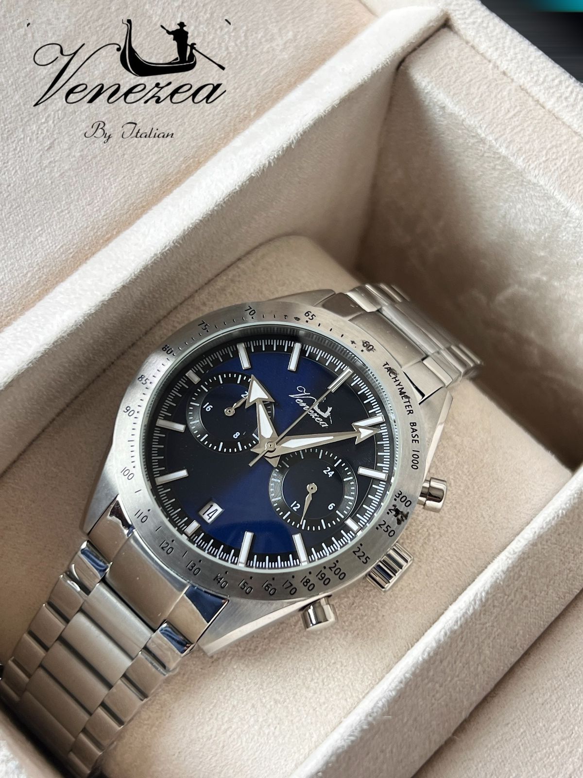 Venezea Blue Dial Gents Watch