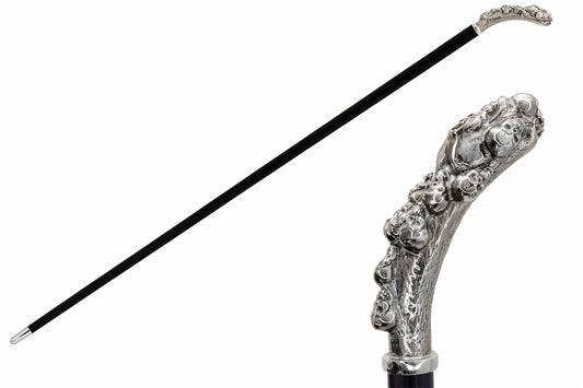 PASOTTI Walking Cane Ammasso Teschi