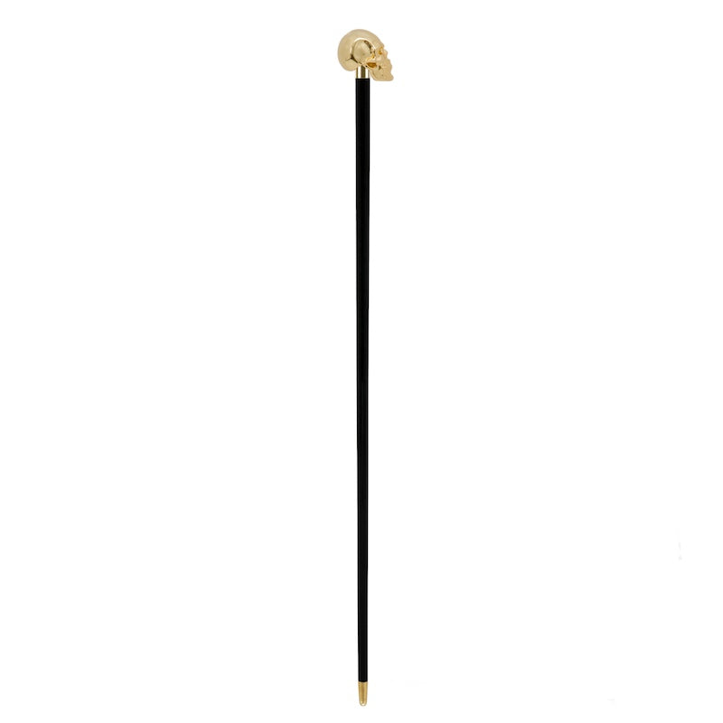 PASOTTI Gold Skull Cane
