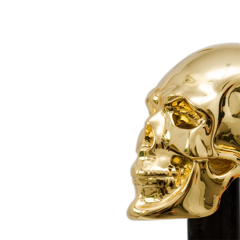 PASOTTI Gold Skull Cane