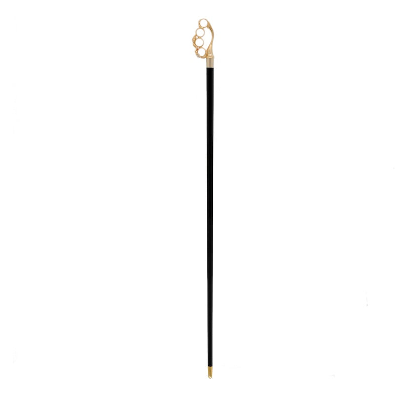 PASOTTI Brass Knuckles Cane with Swarovski® Crystals