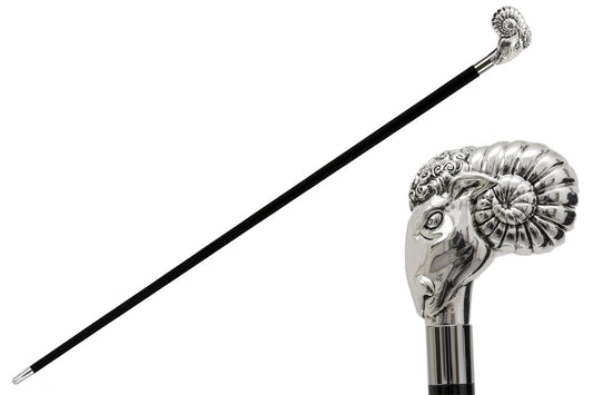 PASOTTI Silver Ram Cane