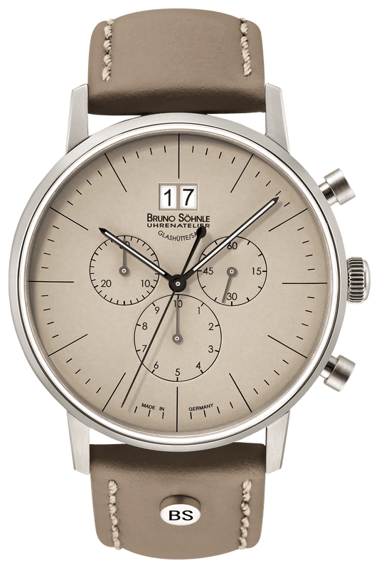 Bruno Sohnle Stuttgart Chronograph Big – Swiss Quartz, Sapphire Glass, 42.5mm
