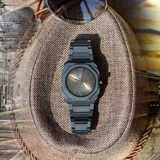 Saatchi Ottagono Grey 44 MM Quartz Men