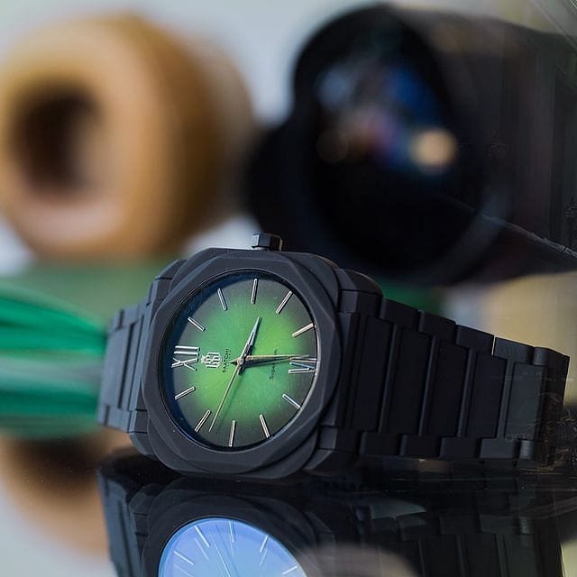 Saatchi Ottagono Green 44 MM Quartz Men