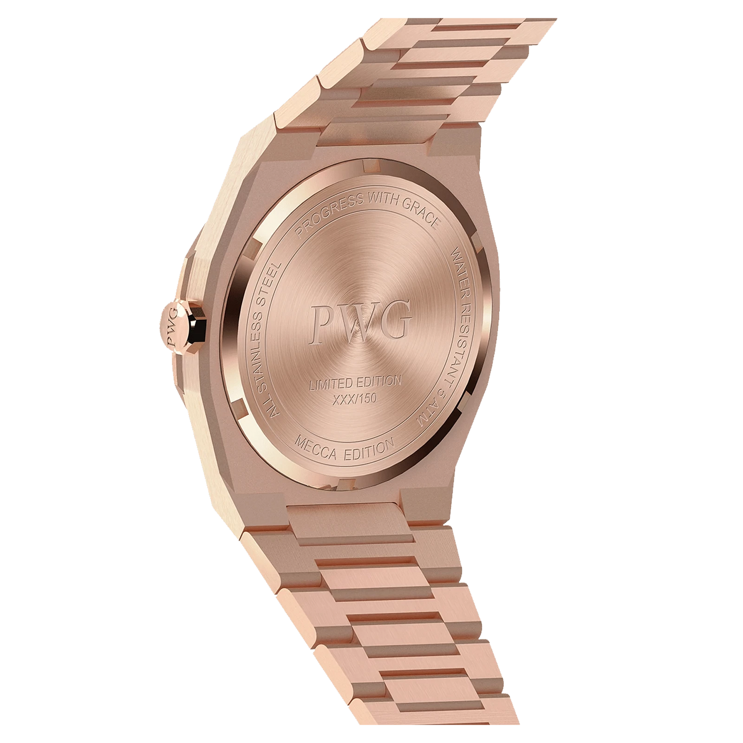 PWG Mecca Rose Gold 42MM – Limited Edition Luxury Quartz Watch (0/200)