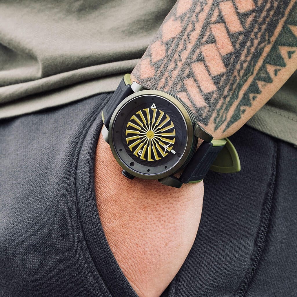 Zinvo Blade Titan Green 44 MM Automatic Men