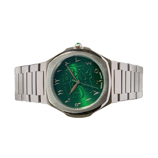 Saatchi Super Slim Emerald Gem Limited Edition Green 42mm