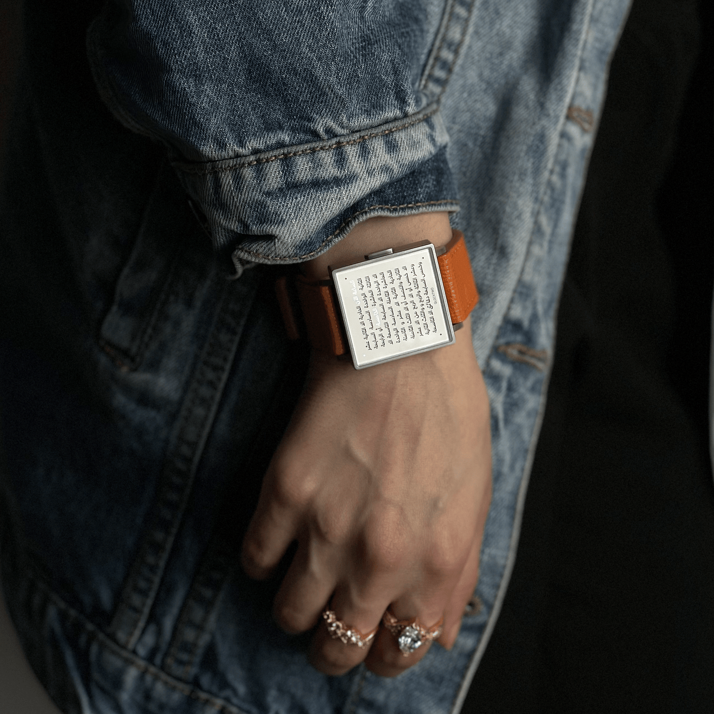 Qlocktwo W35 Fine Steel Unisex Watch - Handmade in Germany