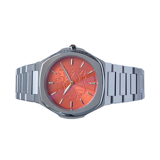 Saatchi Super Slim Amber Gem Limited Edition Orange 42mm
