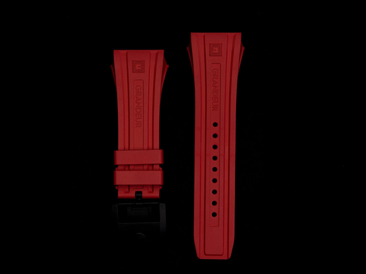 Grandeur Apple Watch Case Strap Red