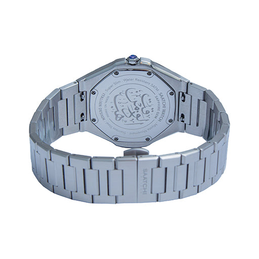 Saatchi Super Slim Sapphire Gem Limited Edition Blue 42mm