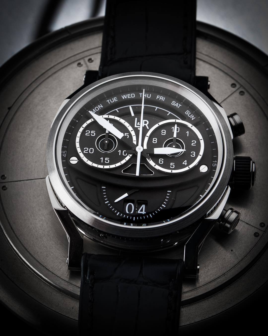 l-jr-watch-chronograph-collection-stainless-steel-black-dial-black-printed-alligator
