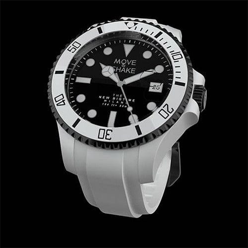 move-shake-wrist-watch-white-with-white-rubber-strap