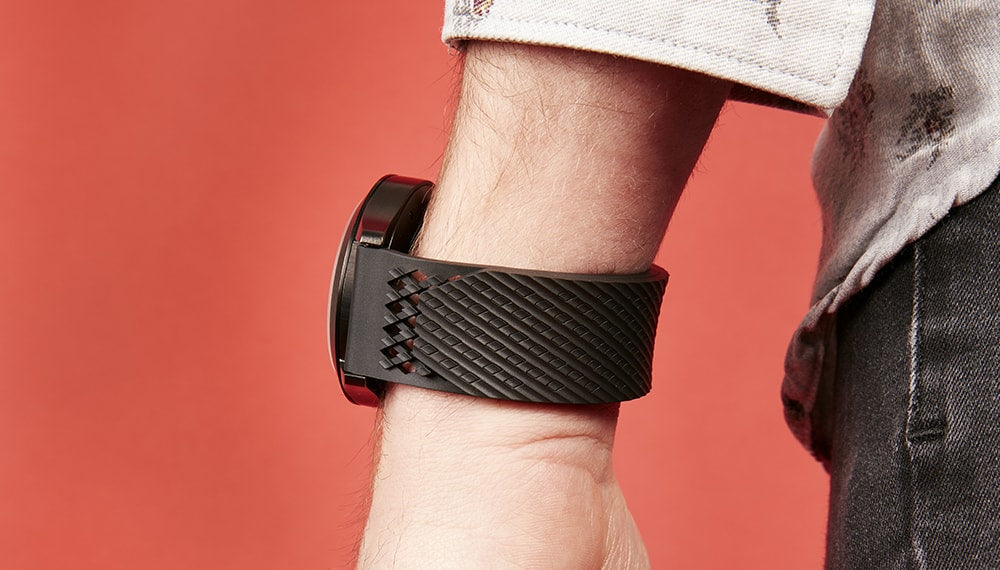 Noomoon Quick Release Watch Band Black 18/20/22 MM