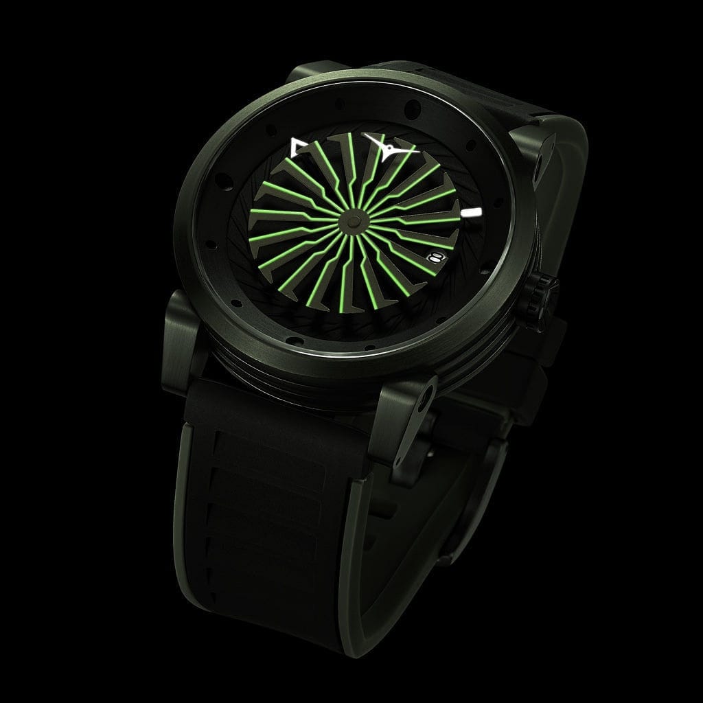 Zinvo Blade Titan Green 44 MM Automatic Men