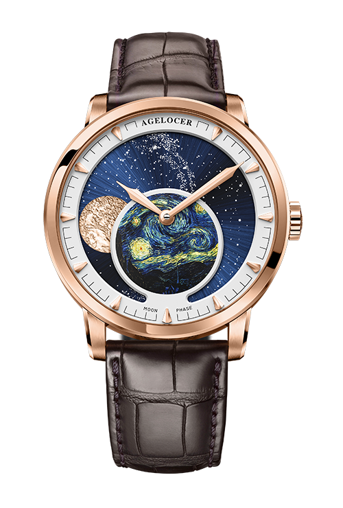 Agelocer Mechanical watch Moon Phase