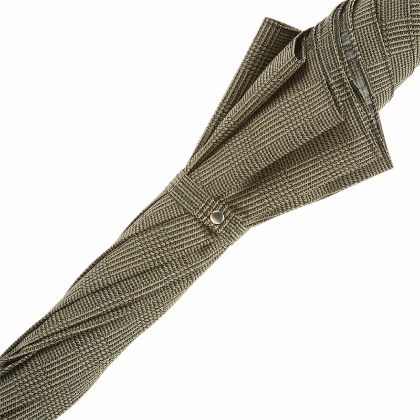 PASOTTI SOLID CHESTNUT STRIPED UMBRELLA WITH KNOB END