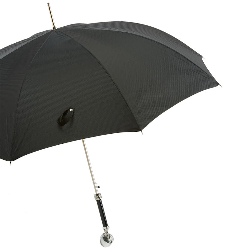 PASOTTI BLACK UMBRELLA WITH CLAW HANDLE