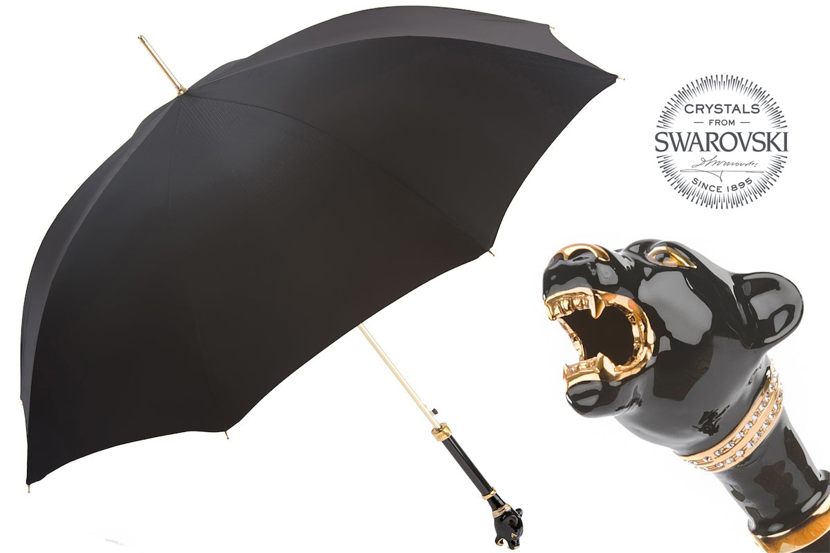 PASOTTI BLACK PANTHER MAN'S UMBRELLA