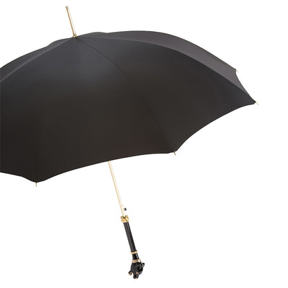 PASOTTI BLACK PANTHER MAN'S UMBRELLA