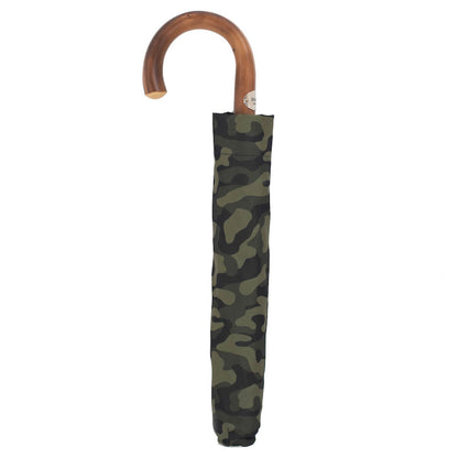 Pasotti Camouflage Folding Umbrella – Handmade Italian Luxury