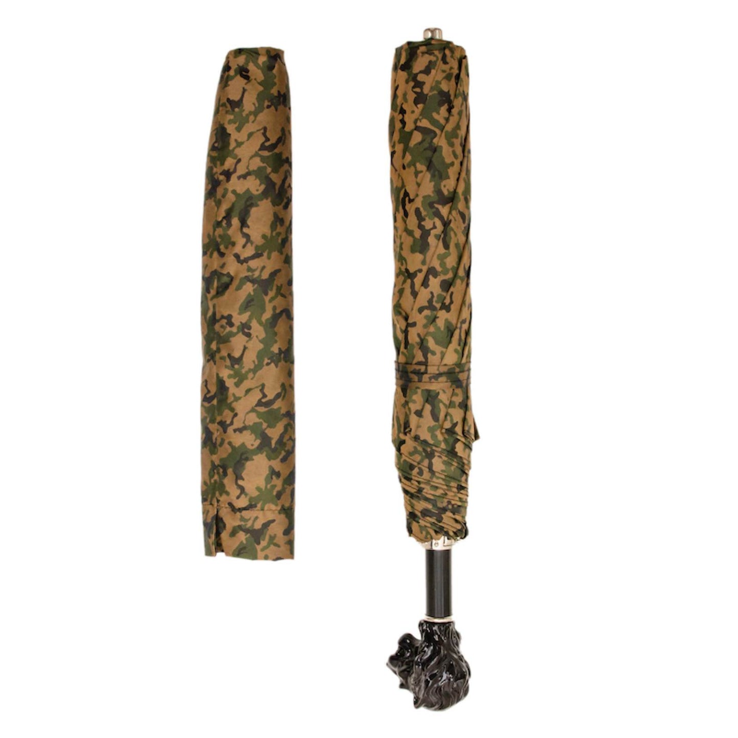 PASOTTI CAMOUFLAGE FOLDING UMBRELLA, BLACK LION