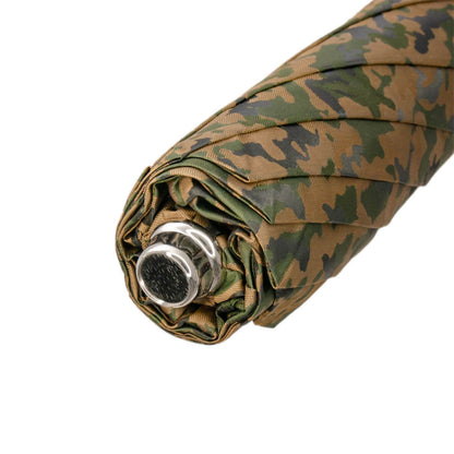 PASOTTI CAMOUFLAGE FOLDING UMBRELLA, BLACK LION