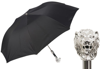 PASOTTI  SILVER LION FOLDING UMBRELLA