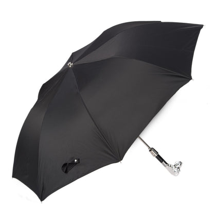 PASOTTI SILVER DOG FOLDING UMBRELLA