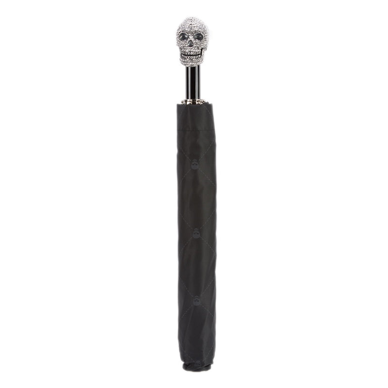 PASOTTI SWAROVSKI® SKULL FOLDING UMBRELLA